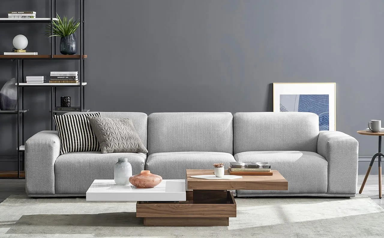 Sofa màu ghi – Điểm nhấn cho không gian sống thanh lịch, sang trọng