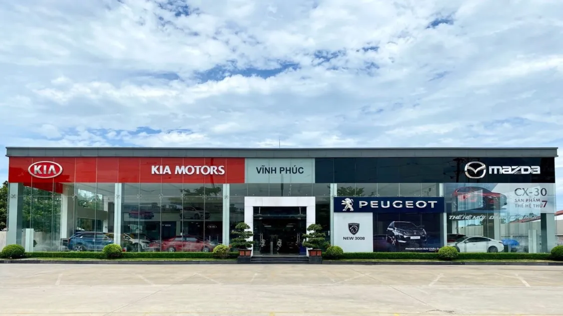 Top 15 địa chỉ showroom ô tô Vĩnh Phúc uy tín và lớn nhất