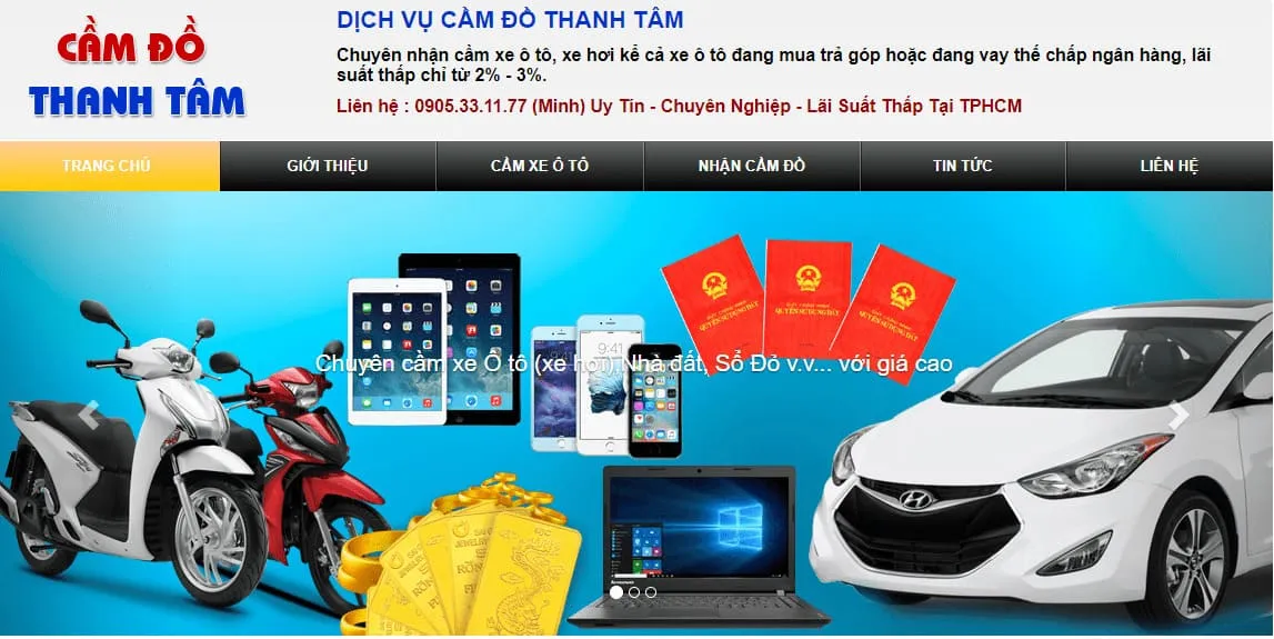 TOP 22 tiệm cầm đồ uy tín TPHCM, đảm bảo lãi suất thấp