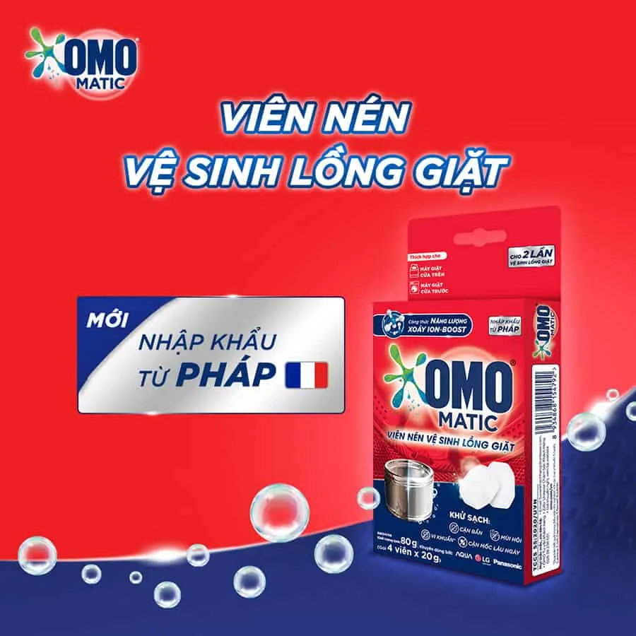 Top 6 viên tẩy máy giặt sử dụng tốt nhất hiện nay