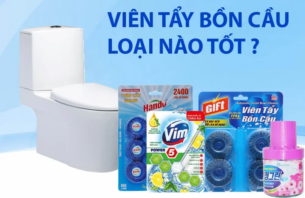 Viên tẩy bồn cầu: Đánh giá ưu, nhược điểm và cách sử dụng